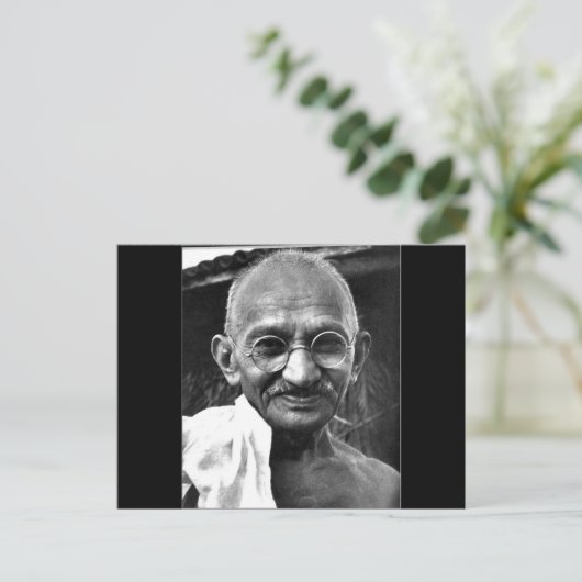 MKGandhi Briefkaart (Staand voorkant)