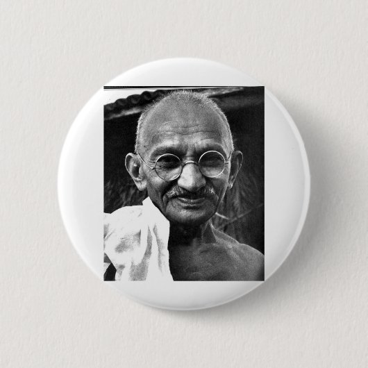 MKGandhi Ronde Button 5,7 Cm (Voorkant)