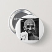 MKGandhi Ronde Button 5,7 Cm (Voorkant /achterkant)