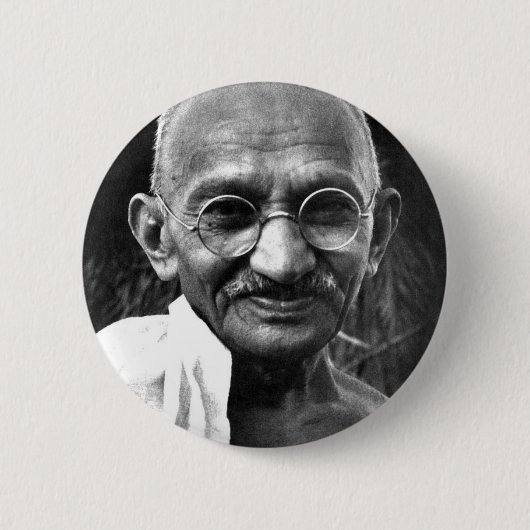 MKGandhi Ronde Button 5,7 Cm (Voorkant)