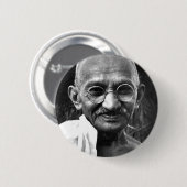 MKGandhi Ronde Button 5,7 Cm (Voorkant /achterkant)