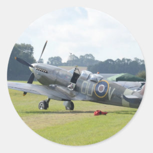 MkIX-spitfire op Rest Ronde Sticker