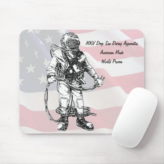 MKV Deep Zee Diver-American Made Muismat (Met muis)