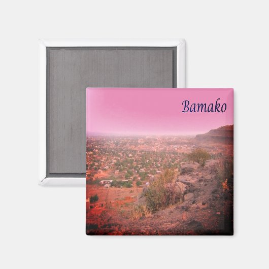 ML004 BAMAKO, Mali, Afrika, Fridge Magneet (Voorkant / Achterkant)