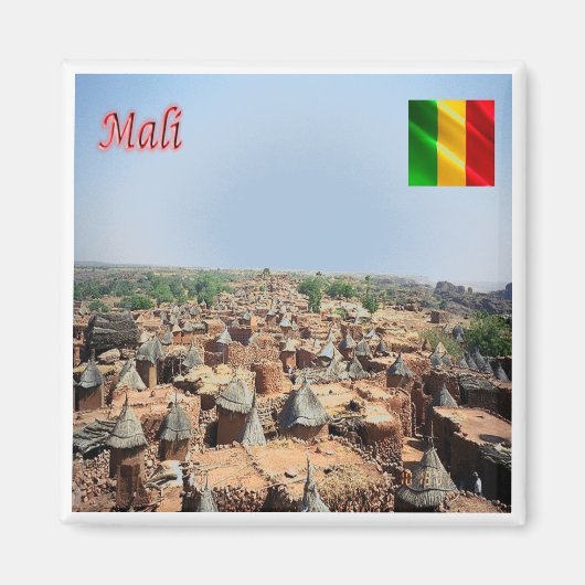 ML006 MALI, Endelou, Afrika, Fridge Magneet (Voorkant)