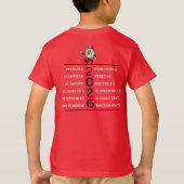 ML 12U Black Team T-shirt (Achterkant)