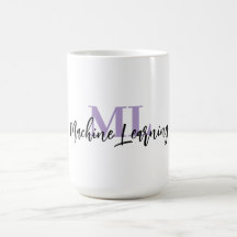 ML White Mug – For Machine Learning Lovers 💜☕