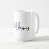 ML White Mug – For Machine Learning Lovers 💜☕ Koffiemok (Voorkant rechts)