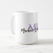 ML White Mug – For Machine Learning Lovers 💜☕ Koffiemok (Voorkant links)