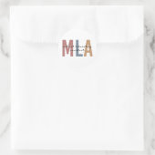 MLA Medical Laboratory Assistant Ronde Sticker (Tas)