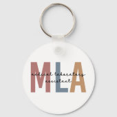 MLA Medical Laboratory Assistant Sleutelhanger (Achterkant)