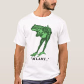 M'Lady Frog Funny My Lady Prince Shirt (Voorkant)
