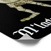 M'lady Said Yes Funny Frog Couple Matching  Poster (Hoek)