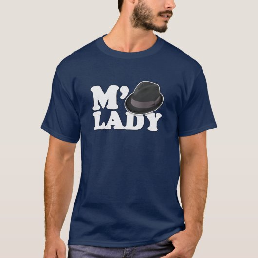 M'Lady Tip de Fedora T-shirt (Voorkant)