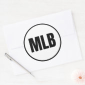 MLB - Melbourne Ronde Sticker (Envelop)