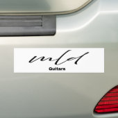 MLD Guitars Bumper Sticker (Op auto)