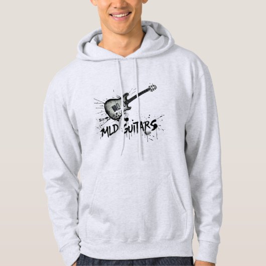 MLD Guitars- Heren Hoodie trui (Voorkant)