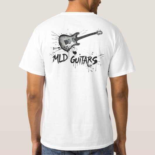 MLD Guitars T-Shirt (Achterkant)