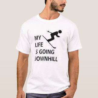 MLIGD - Skier - wit shirt - zwart ontwerp