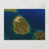 Mljet aerial Croatia Briefkaart (Voorkant)