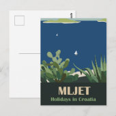 Mljet eiland, Kroatië Briefkaart (Voorkant / Achterkant)
