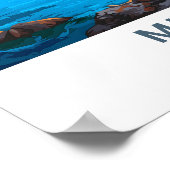 Mljet Kroatië Reisprint Poster (Hoek)