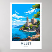 Mljet Kroatië Reisprint Poster (Voorkant)