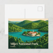 Mljet Nationaal Park Kroatië Briefkaart (Voorkant / Achterkant)