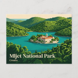 Mljet Nationaal Park Kroatië Briefkaart