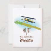 Mljet National Park Kroatië kaart (Voorkant)