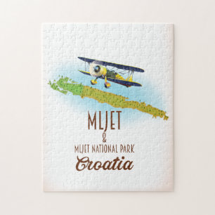 Mljet National Park Kroatië kaart Legpuzzel