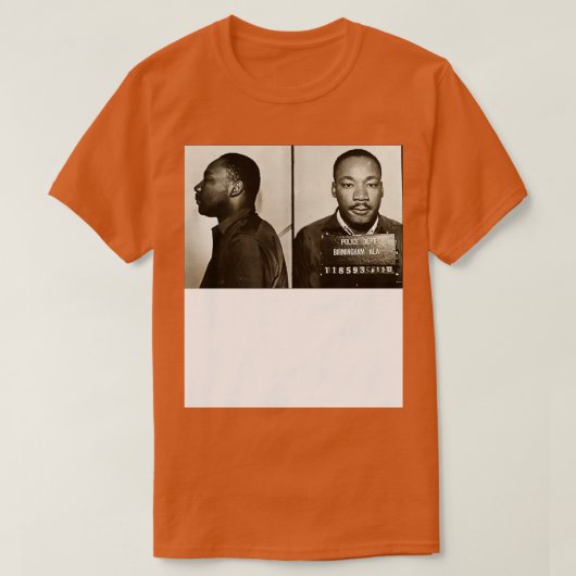 MLK Birmingham Mugshot T-shirt (Design voorkant)