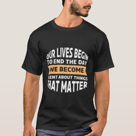 MLK Day MLK Quote Black Power MLK 1963 Min Luther T-shirt (Voorkant)