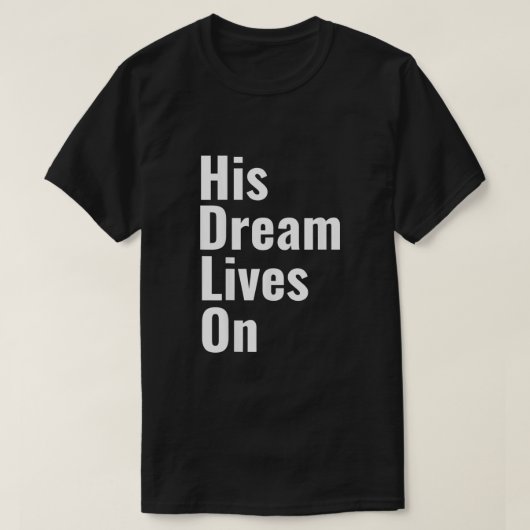 MLK Martin Luther King Day T-shirt (Design voorkant)