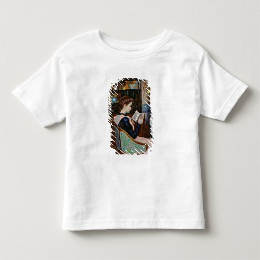 Mlle. Guillaumin reading, 1907 Kinder Shirts (Voorkant)