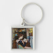 Mlle. Guillaumin reading, 1907 Sleutelhanger (Voorkant)