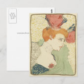 Mlle Marcelle Lender van Henri de Toulouse-Lautrec Briefkaart (Voorkant / Achterkant)