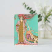 Mlle Marnac van George Barbier Briefkaart (Staand voorkant)