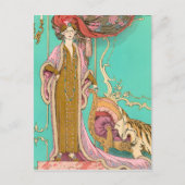 Mlle Marnac van George Barbier Briefkaart (Voorkant)