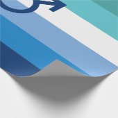 MLM Gay Male Pride Flag Cadeaupapier (Hoek)