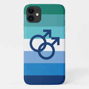 MLM Gay Male Pride Flag Case-Mate iPhone Case