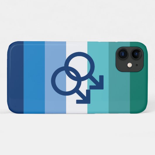 MLM Gay Male Pride Flag Case-Mate iPhone Case (Achterkant (horizontaal))