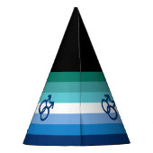 MLM Gay Male Pride Flag Feesthoedjes (Achterkant)
