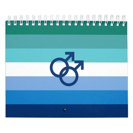 MLM Gay Male Pride Flag Kalender (Hoes)