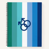MLM Gay Male Pride Flag Notitieboek (Voorkant)
