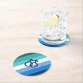 MLM Gay Male Pride Flag Ronde Kartonnen Onderzetter (Insitu)