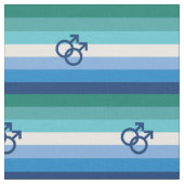 MLM Gay Male Pride Flag Stof (Close Up)
