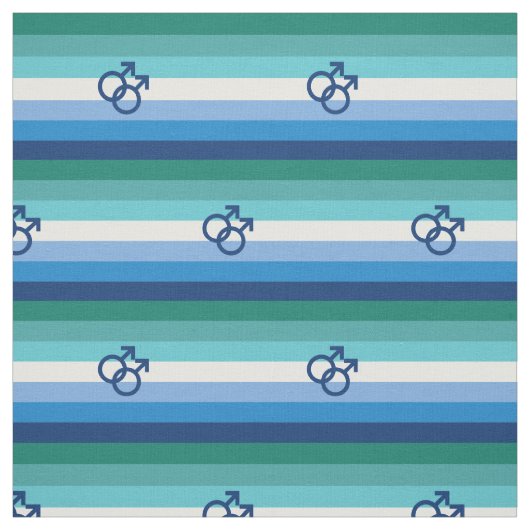 MLM Gay Male Pride Flag Stof (Swatch)