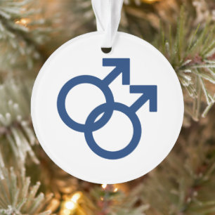 MLM Gay Mannen Gendersymbool Ornament