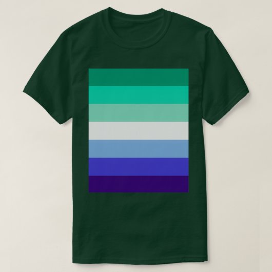 MLM Gay Pride Flag Grafisch T-shirt (Design voorkant)